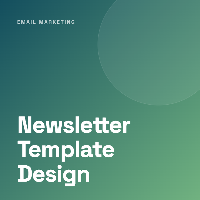 Newsletter Template Design