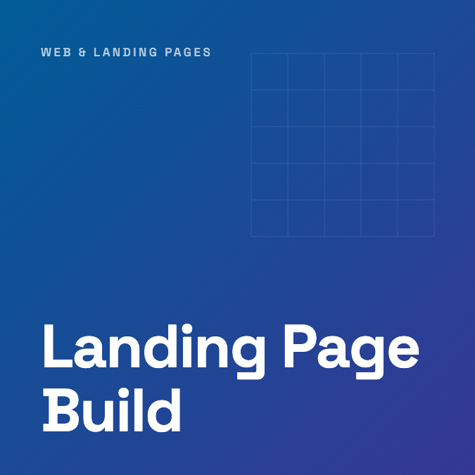 Landing Page Build