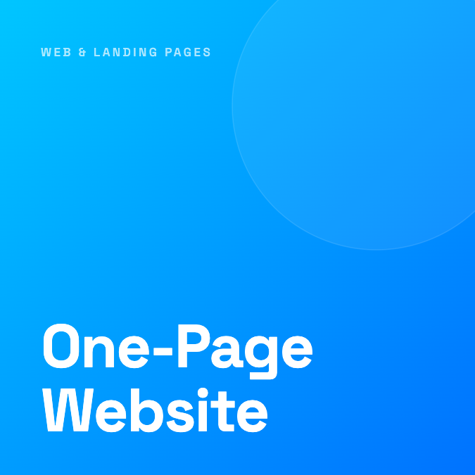 One-Page Website