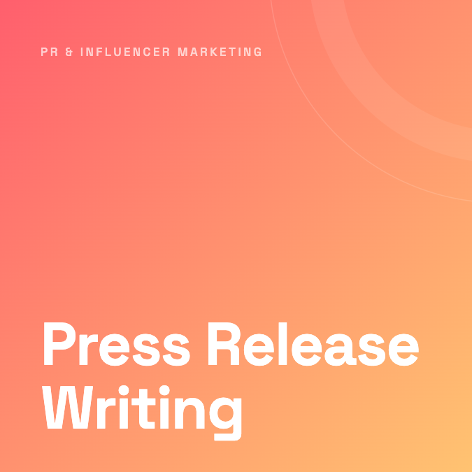 Press Release Writing
