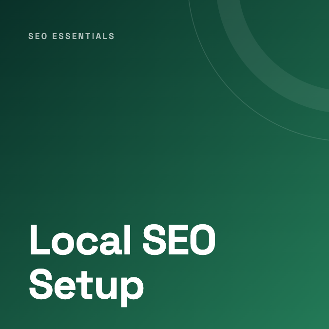 Local SEO Setup