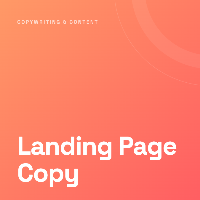 Landing Page Copy